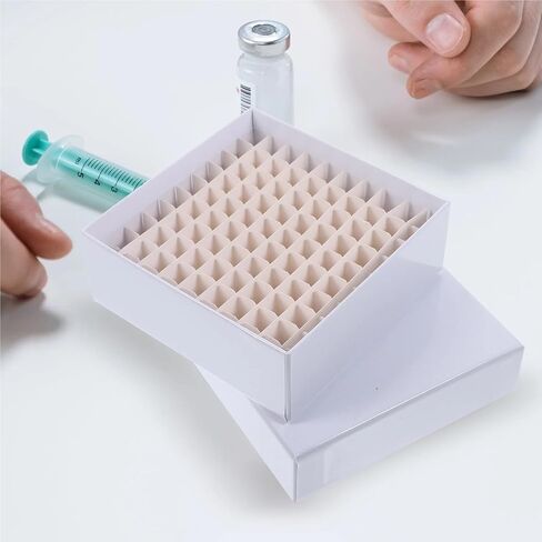 Cardboard Freezer Box 4Pcs Tube Box Cryogenic Storage Holder for Centrifuge Microcentrifuge Freezer Laboratory Freezing Tube Box for Centrifuge Freezer Laboratory in Saudi Arabia