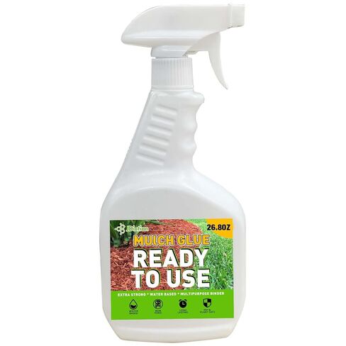 JDiction Mulch & Rock Glue for Landscaping - 27oz Ready to Use Rock Glue with Sprayer, No Mixing Required,Landscape Binder for Pebbles & Mulch, Stops Erosion & Washouts,Weather Resistant,Pet Safe in Saudi Arabia