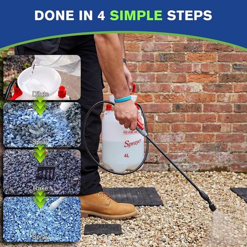 Teexpert Rock Glue for Landscaping, Pea Gravel Glue, Pebble Binder 31.4oz, Strong Rock Lock Stone Adhesive for Outside Garden Beds, Driveway Edges, Between Pavers, Fast Dry Eco Safe for Plants Pets in Kuwait