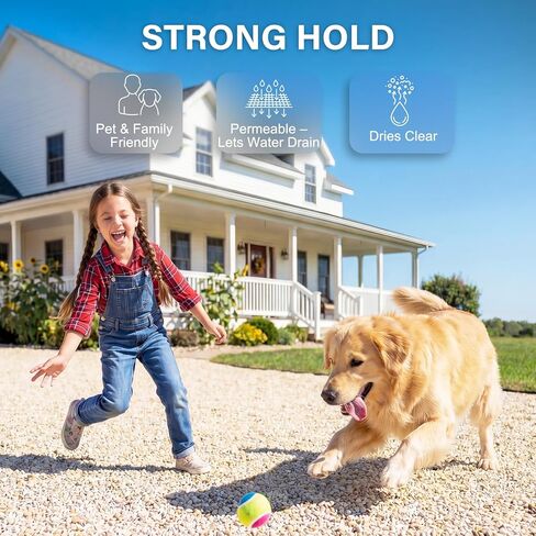 Teexpert Rock Glue for Landscaping: 32oz Pea Gravel Binder for Small Stones, Pebbles & Tiny Rocks – Strong Adhesion to Keep Rocks in Place, Weatherproof for Outdoor Garden, Yard, Patio & Walkways in Kuwait