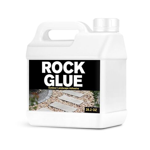 Teexpert Rock Glue for Landscaping: 28.2oz High Viscosity (12000 mPa·s) Outdoor Adhesive Binder for Pea Gravel,Pebbles,Stone – Strong Bond for Landscape,Walkways,Patios,Yards,and Driveways Edge in Kuwait