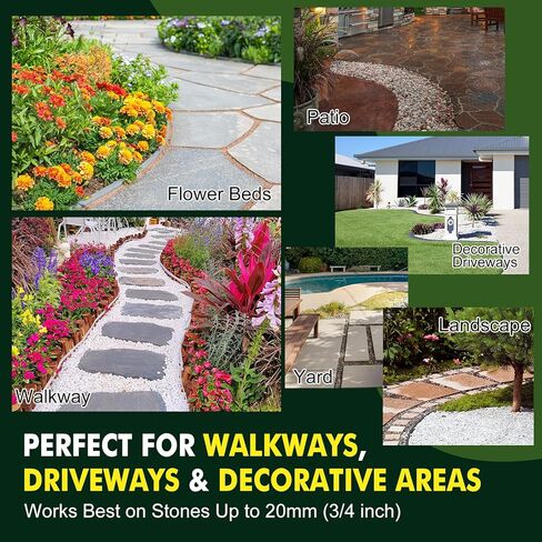 Teexpert Rock Glue for Landscaping: 28.2oz High Viscosity (12000 mPa·s) Outdoor Adhesive Binder for Pea Gravel,Pebbles,Stone – Strong Bond for Landscape,Walkways,Patios,Yards,and Driveways Edge in Kuwait