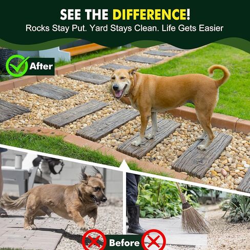 Teexpert Rock Glue for Landscaping: 28.2oz High Viscosity (12000 mPa·s) Outdoor Adhesive Binder for Pea Gravel,Pebbles,Stone – Strong Bond for Landscape,Walkways,Patios,Yards,and Driveways Edge in Kuwait