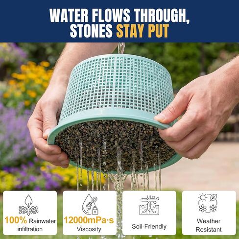 Teexpert Rock Glue for Landscaping: 31.4OZ Gravel Glue for Pea Gravel, Stones– Strong Hold, Rainproof Landscape Adhesive for Outdoor Garden, Yard, Patio, Walkway & Driveway in Kuwait