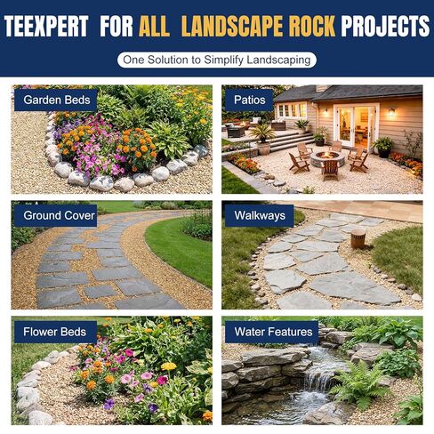 Teexpert Rock Glue for Landscaping: 31.4OZ Gravel Glue for Pea Gravel, Stones– Strong Hold, Rainproof Landscape Adhesive for Outdoor Garden, Yard, Patio, Walkway & Driveway in Kuwait