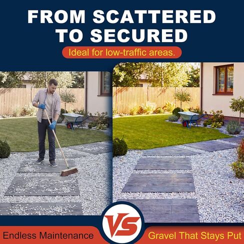 Teexpert Rock Glue for Landscaping, Gravel Glue, Pea Gravel Binder Concentrate 33.5oz, Heavy Duty Pebble Stone Adhesive for Slope, Between Pavers, Garden, Weather Resistant Safe for Plants Pets in Kuwait