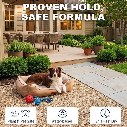 Teexpert Rock Glue for Landscaping, Gravel Glue, Pea Gravel Binder Concentrate 33.5oz, Heavy Duty Pebble Stone Adhesive for Slope, Between Pavers, Garden, Weather Resistant Safe for Plants Pets in Kuwait