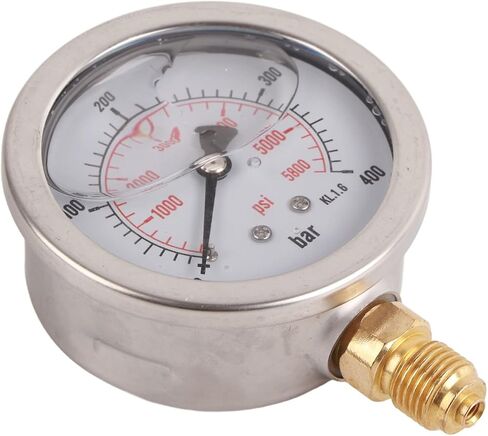 Hydraulic Hose Test Kit, Pressure 0‑400 Bar 6000 PSI with 1.5m Hose M16x2 Connector, for Testing Hydraulic System Pressure Heat Chemical Resistance in Saudi Arabia