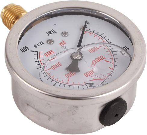 Hydraulic Hose Test Kit, Pressure 0‑400 Bar 6000 PSI with 1.5m Hose M16x2 Connector, for Testing Hydraulic System Pressure Heat Chemical Resistance in Saudi Arabia