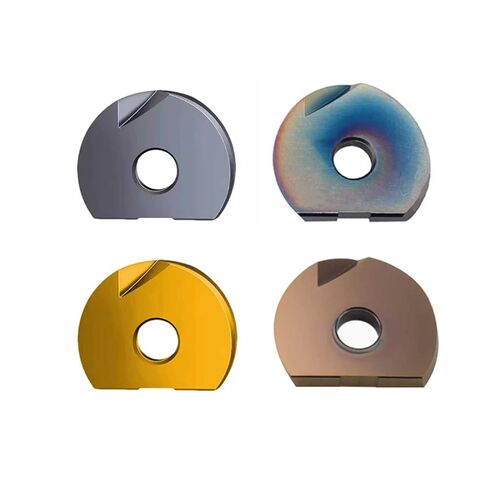 2pcs Carbide Milling Inserts Half-Circle SP3200 Circular Arc Inserts Fine Machining R4/R5/R6/R10/R8/R16 Stainless Steel Quenched Steel Metal Cutting (Yellow P3200 D32 (R16) ZM20) in Saudi Arabia