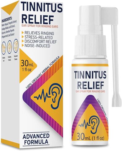 NightBreaker Tinnitus Relief Spray - 30ml, Natural Herbal Relief for Ringing Ears, Effective Treatment for Tinnitus to Reduce Ear Noise & Improve Hearing in Kuwait