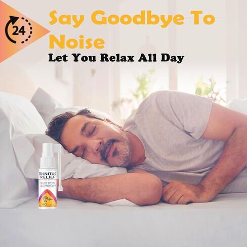 NightBreaker Tinnitus Relief Spray - 30ml, Natural Herbal Relief for Ringing Ears, Effective Treatment for Tinnitus to Reduce Ear Noise & Improve Hearing in Kuwait