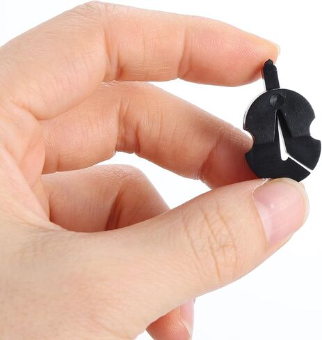 6pcs Violin Practice Mute, Violin Mute Full Size, Viola Mute, Silicone Violin Mutes Small Viola Mutes for Violin Quiet Practice, Black(3 Size) in Kuwait