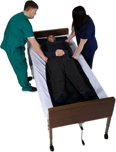 Patient Aid 78" x 28" Reusable Slide Sheets for Moving Patients, Comfortable & Strong Transfer Sheet for The Elderly, Bariatric,& Bedridden, Position, Transfer, & Turn Patients as Heavy as 500 lbs in Kuwait