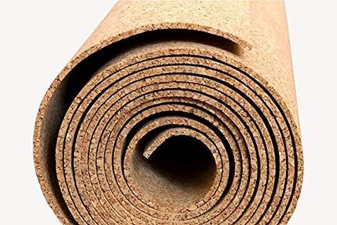 WidgetCo Cork Rolls - 1/4" Thick x 48" Width x 30ft Length, Natural, Cut to Size, Cork Wall, Corkboard (Qty 1) in Saudi Arabia