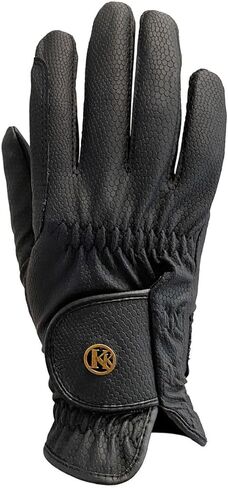 قفازات Kunkle Equestrian Black Show - أسود / 7.5 in Saudi Arabia