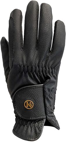 قفازات Kunkle Equestrian Black Show - أسود / 7.5 in Saudi Arabia