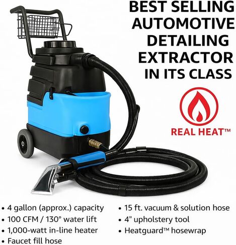 Mytee 8070 Heated Carpet Extractor with FREE RMC Carpet & Upholstery Cleaning Solution – Professional Portable Carpet Cleaning Machine in Saudi Arabia