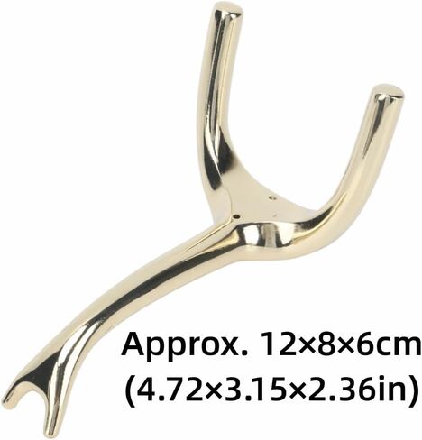 Zinc Alloy Pool Cue Bridge Head – Elephant Nose Design Pool Cue Stick Bridge Screw-On Billiard Accessories for Pool Table,Gold Tone in Saudi Arabia