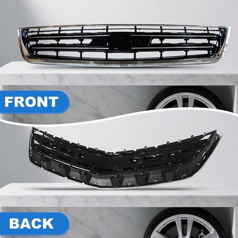 Front Upper Black W/Chrome Grill For 2014 2015 2016 2017 2018 2019 2020 Chevrolet Chevy Impala Sedan Bumper Grille GM1200685 in Kuwait