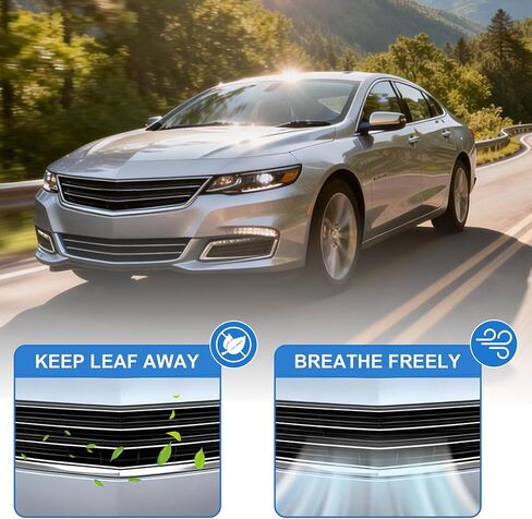 Front Upper Black W/Chrome Grill For 2014 2015 2016 2017 2018 2019 2020 Chevrolet Chevy Impala Sedan Bumper Grille GM1200685 in Kuwait