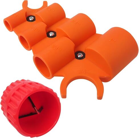 Compact Plumbing Tool Kit - Deburring & Depth Measurement for 1/8" to 1-5/8" Pipe Sizes by YTXXDEUS in Saudi Arabia