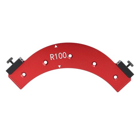 R100 Rounded Arc Chamfer Template Aluminum for Cabinet Trimming Woodworking Projects in Saudi Arabia