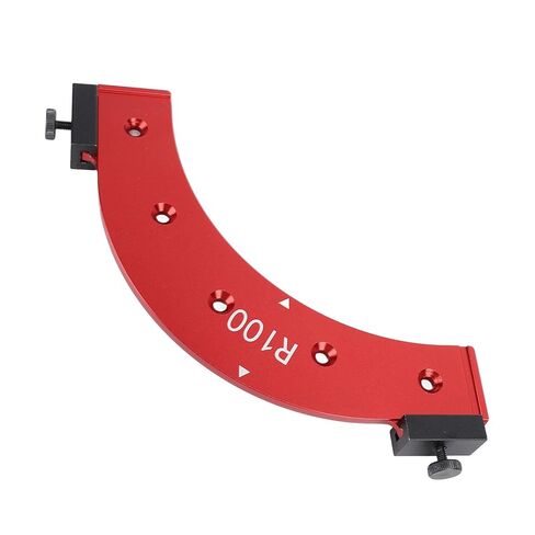 R100 Rounded Arc Chamfer Template Aluminum for Cabinet Trimming Woodworking Projects in Saudi Arabia