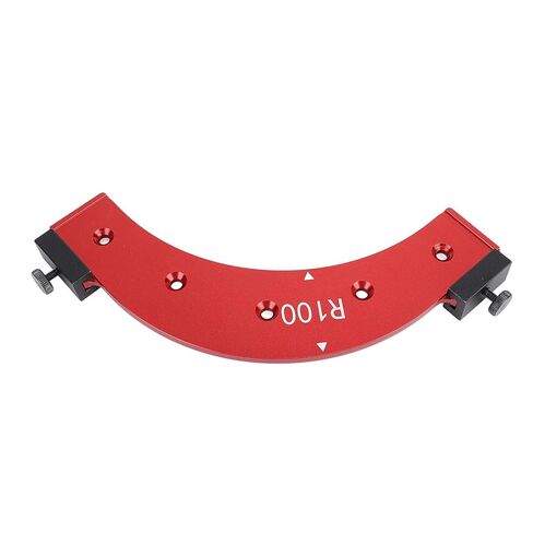 R100 Rounded Arc Chamfer Template Aluminum for Cabinet Trimming Woodworking Projects in Saudi Arabia