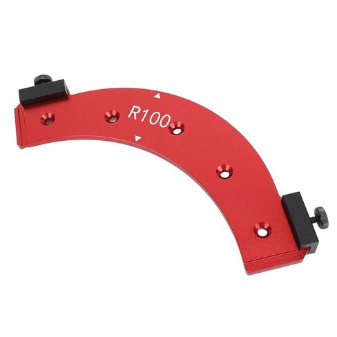 R100 Rounded Arc Chamfer Template Aluminum for Cabinet Trimming Woodworking Projects in Saudi Arabia