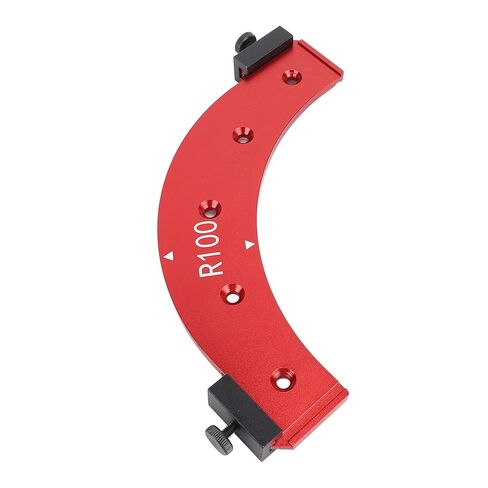 R100 Rounded Arc Chamfer Template Aluminum for Cabinet Trimming Woodworking Projects in Saudi Arabia
