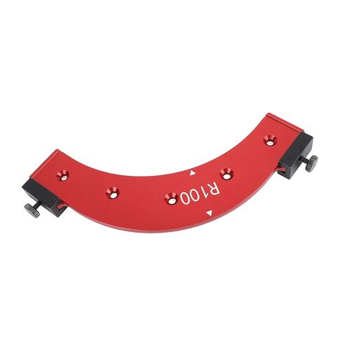 R100 Rounded Arc Chamfer Template Aluminum for Cabinet Trimming Woodworking Projects in Saudi Arabia