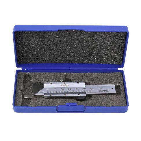 مسطرة الشطب المصنوعة من الفولاذ المقاوم للصدأ 0-50 مم - أداة قياس الشطب الدقيقة مع المعايرة، متينة ومقاومة للمعالجة الميكانيكية والزجاجية in Kuwait