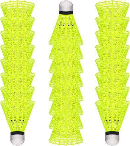 Badminton Birdies–24 Pack Nylon Shuttlecocks for Outdoor & Indoor Play,Durable Badminton Shuttlecocks with High Stability,Ideal for Softball/Baseball Batting Training,Backyard Fun and Practice Matches in Kuwait