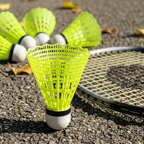 Badminton Birdies–24 Pack Nylon Shuttlecocks for Outdoor & Indoor Play,Durable Badminton Shuttlecocks with High Stability,Ideal for Softball/Baseball Batting Training,Backyard Fun and Practice Matches in Kuwait