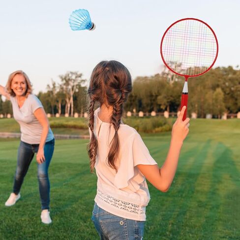 FAVOMOTO 12pcs Nylon Badminton Shuttlecocks Oversized Plastic Birdies for Sports Red Shuttlecocks Training Set in Kuwait