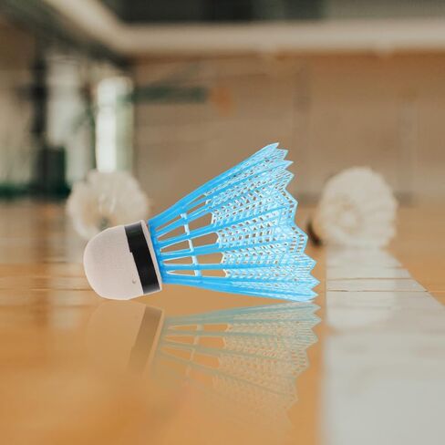 FAVOMOTO 12pcs Nylon Badminton Shuttlecocks Oversized Plastic Birdies for Sports Red Shuttlecocks Training Set in Kuwait