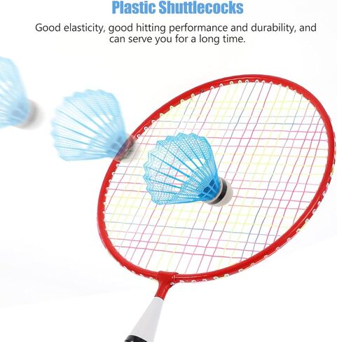FAVOMOTO 12pcs Nylon Badminton Shuttlecocks Oversized Plastic Birdies for Sports Red Shuttlecocks Training Set in Kuwait