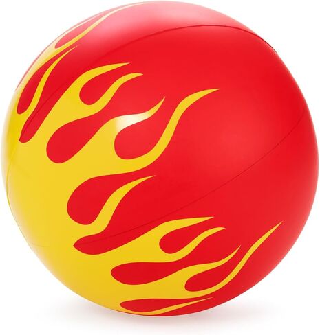 Hot Wheels & FUNBOY Inflatable Checkered Flame Kids Backyard Bowling Set with Large Ball and Six Bowling Pins in Saudi Arabia