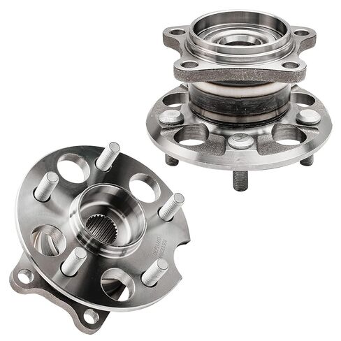 Detroit Axle - 2 Rear Wheel Bearing Hubs for 2012-2018 Ford Focus, Replacement 2013 2014 2015 2016 2017 Focus Wheel Bearing and Hubs Assembly [Without Active Park Assist] in Kuwait