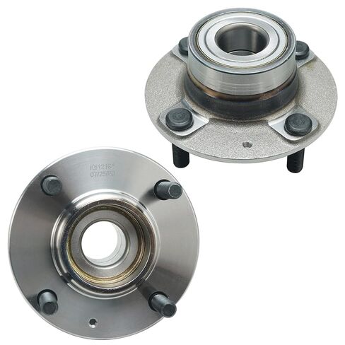 Detroit Axle - 2 Rear Wheel Bearing Hubs for 2012-2018 Ford Focus, Replacement 2013 2014 2015 2016 2017 Focus Wheel Bearing and Hubs Assembly [Without Active Park Assist] in Kuwait