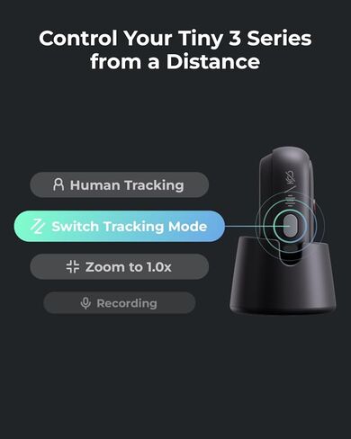 ميكروفون بث مباشر لاسلكي OBSBOT VOX SE، متوافق مع سلسلة Tiny 3، نطاق الالتقاط: 100 متر كحد أقصى. in Saudi Arabia