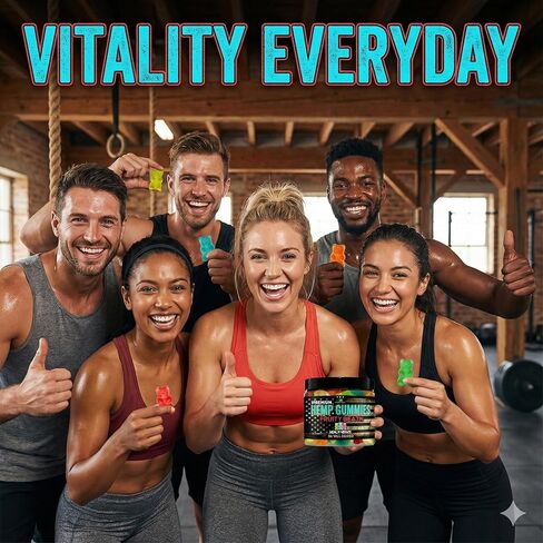 Hemp Gummies for Sleep and Relaxation-Fruity Gummy Bears Candy Edibles, Hemp Oil Infused-Made in USA-96 Bears in Kuwait