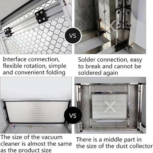 Generic HEPA-Filter Portable Laminar Air Flow Clean Bench with Three Fans - Vertical Flow Hood for Phone LCD Repair, Dust Free Worktable in Kuwait