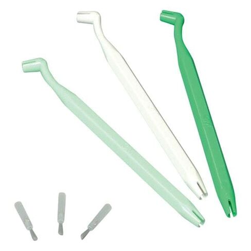 3M Solventum 1919 Dental Applicator Handles 3 Assorted Colors 120/Pk in Saudi Arabia
