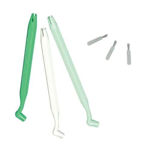 3M Solventum 1919 Dental Applicator Handles 3 Assorted Colors 120/Pk in Saudi Arabia