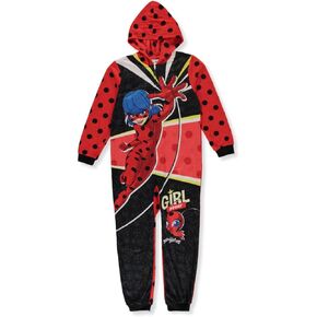 Komar Kids Miraculous Ladybug Girls Girl Power Full Zip Blanket Sleeper Hooded Pajama in Kuwait