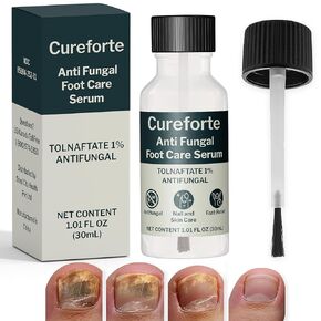 مصل مضاد للفطريات لعلاج فطريات القدم والأظافر بأقصى قوة مع تولنافتات 1% - محلول سريع الامتصاص لتخفيف الجلد والفطريات لدى الرياضيين - تركيبة غير دهنية (30 مل) in Kuwait