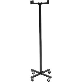 Ring Trolley 4 Wheeler Metal Mobile Jump Rope Tree Rack High 120CM/46.8in Mobile Gymnastic Hoops Organizer for Sport and Exercising Playroom Organization in Kuwait