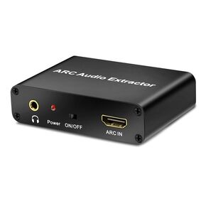 مستخرج صوت HDMI ARC، محول صوت ستيريو SPDIF محوري إلى RCA 3.5 مم، يدعم 192 كيلو هرتز و5.1 قناة للتلفزيون عالي الوضوح، ومضخم سماعة الرأس للمسرح المنزلي in Kuwait